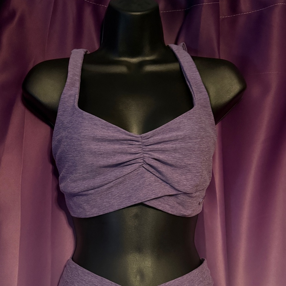 Bombshell Sportswear Angel Sports Bra Lavender L